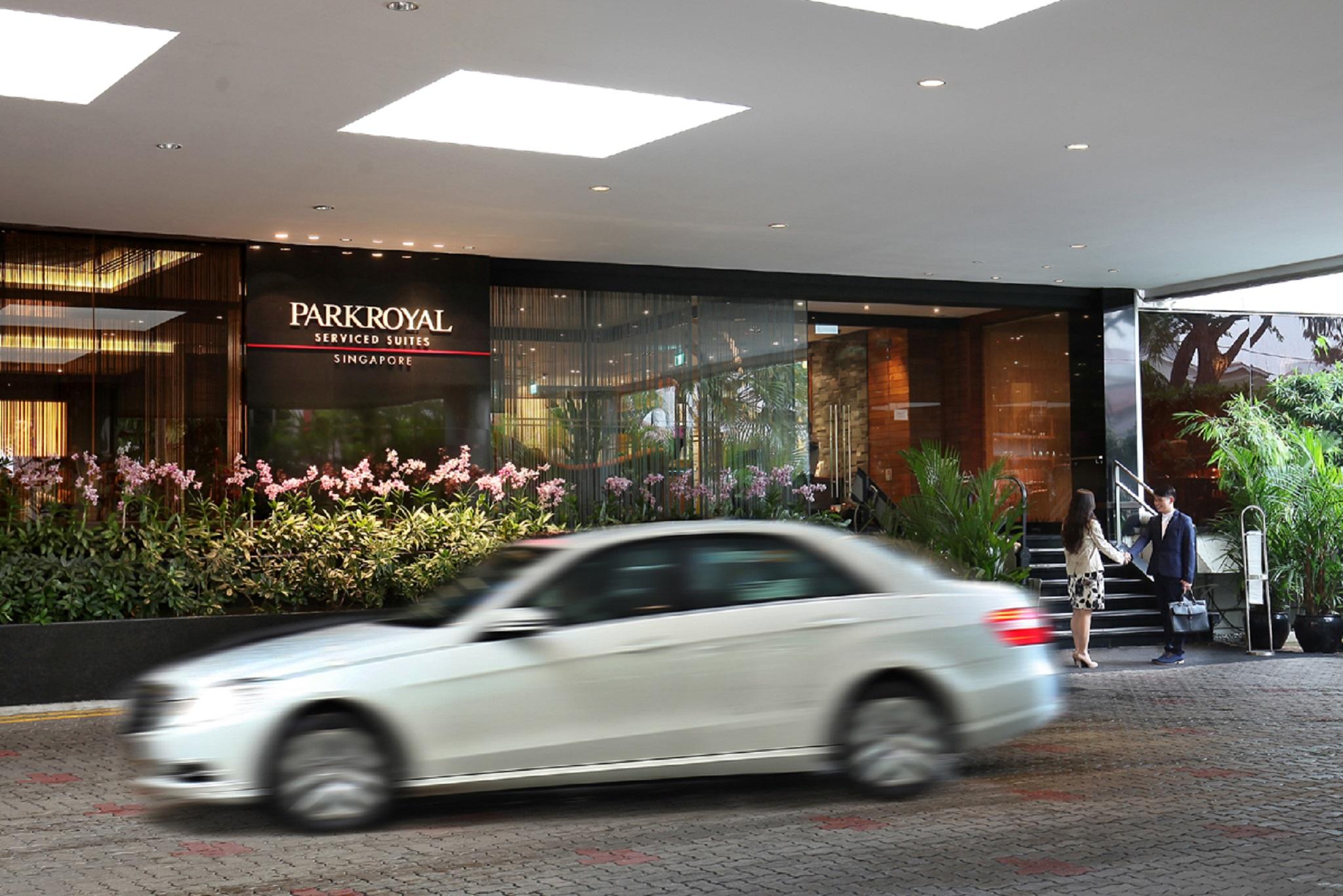 Parkroyal Serviced Suites Szingapúr Kültér fotó